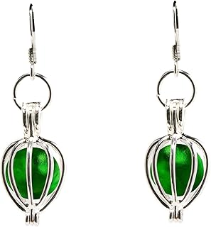 Handmade Drop Earrings, Eco Friendly, Recycled Vintage Bottles, Made in ...