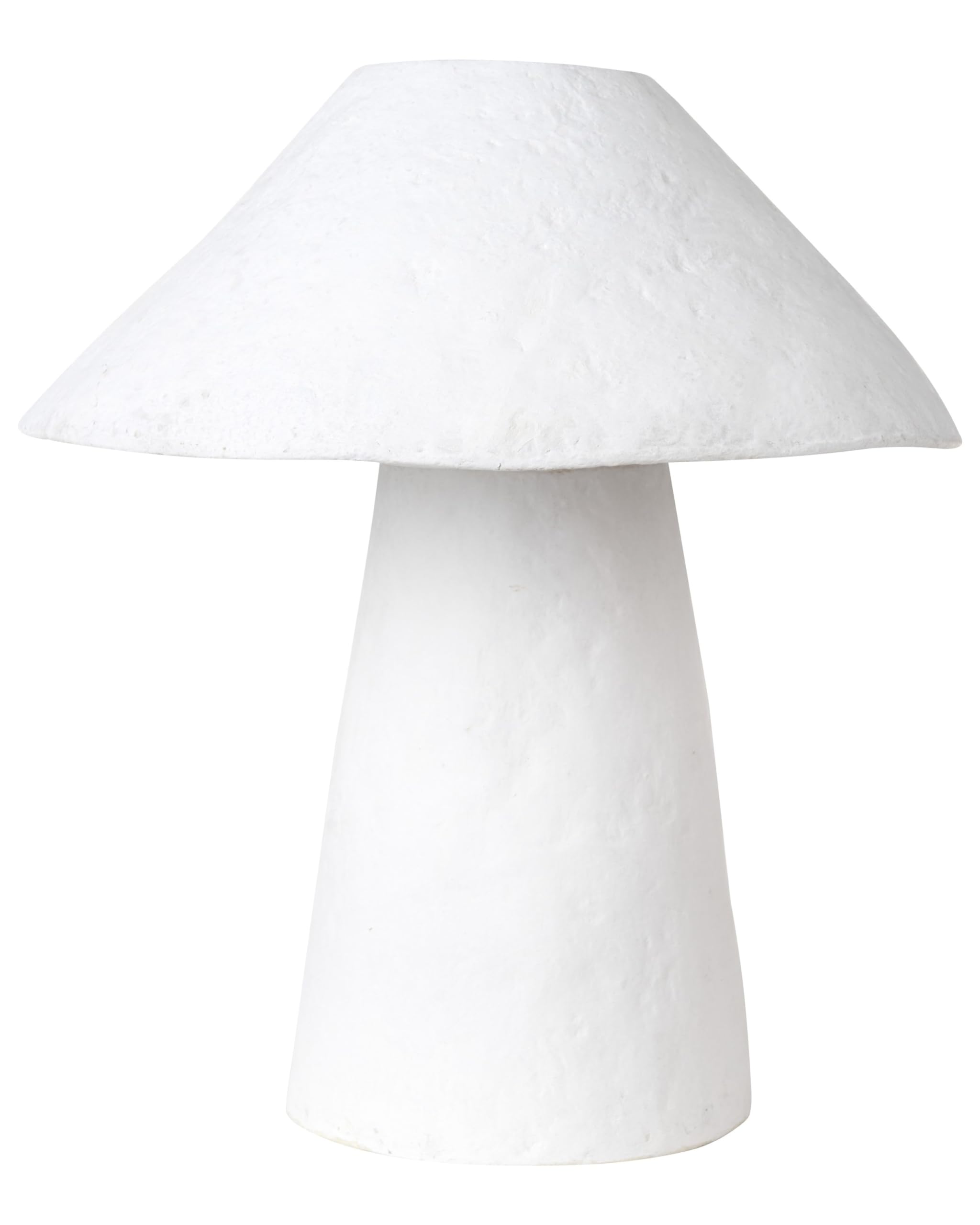 Beliani Table Lamp Arroyo Papier-Mâché White