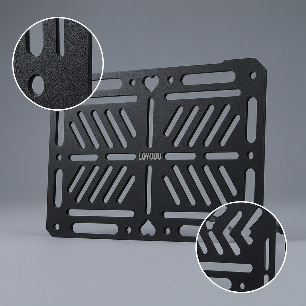 Caja Carga cho Coche Metal 40kg, Fijación con Pernos, Caja Equipaje, para s al Libre, para usuarios Coches, Style to 4