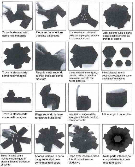 Überraschung Box Kreative DIY Fotoalbum Explosion Box Schwarz Geschenkbox für Weihnachten Geburtstag Jubiläum Valentinstag