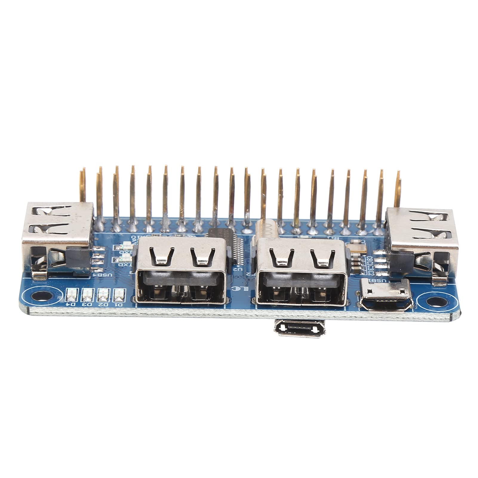 USB Expansion Board Module with Changeable Interface Hub Splitter 4 USB Interface for ZeroZero W/3B+ for Pi 3B/3B+
