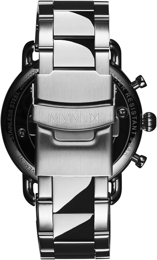 MVMT Blacktop II Analog Watch - Vintage Chronograph - Water