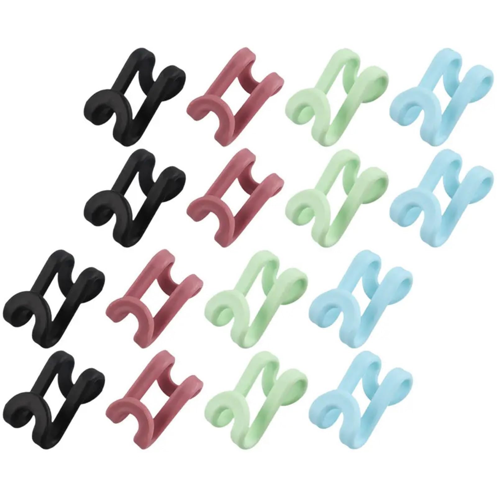 Clothes Hanger Connector Hooks 100pcs Clothes Hanger Connector Hooks Reusable Space Saving Closet Storage ganization Travel Lightweight for Wardrobe Closet Organizer