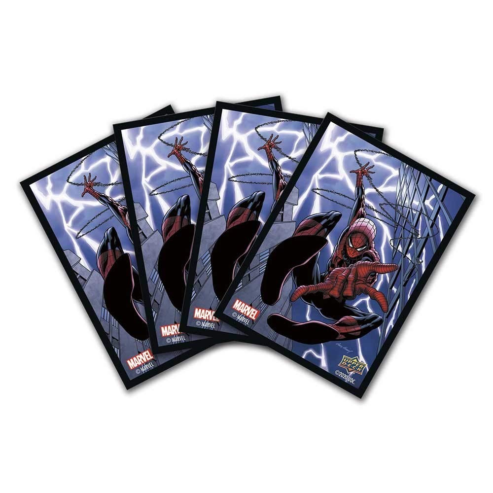 spider man card sleeves Amazon.com: Upper Deck Marvel Card Sleeves: Spider-Man, Multicolor : Toys &  Games