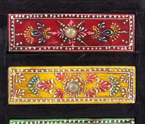 Image of Traditional Antique 3 Drawer Chest. 5x5x6 Inch