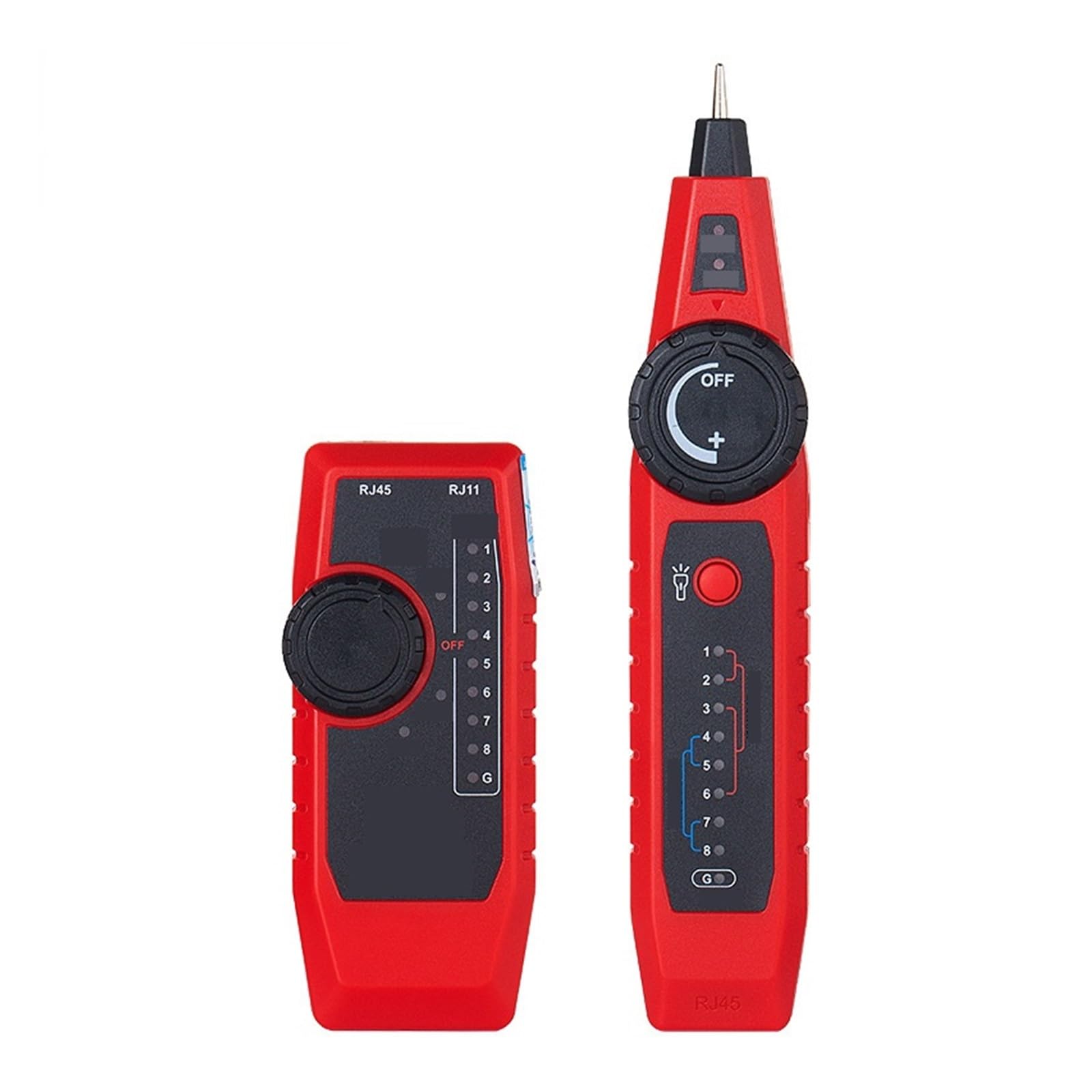 NF-810 Handheld-Multifunktions-Leitungsfinder, Poe-geladenes Netzwerkkabel, Telefonleitung, Leitungssuche, Leitungskabeltester Leicht Und Tragbar