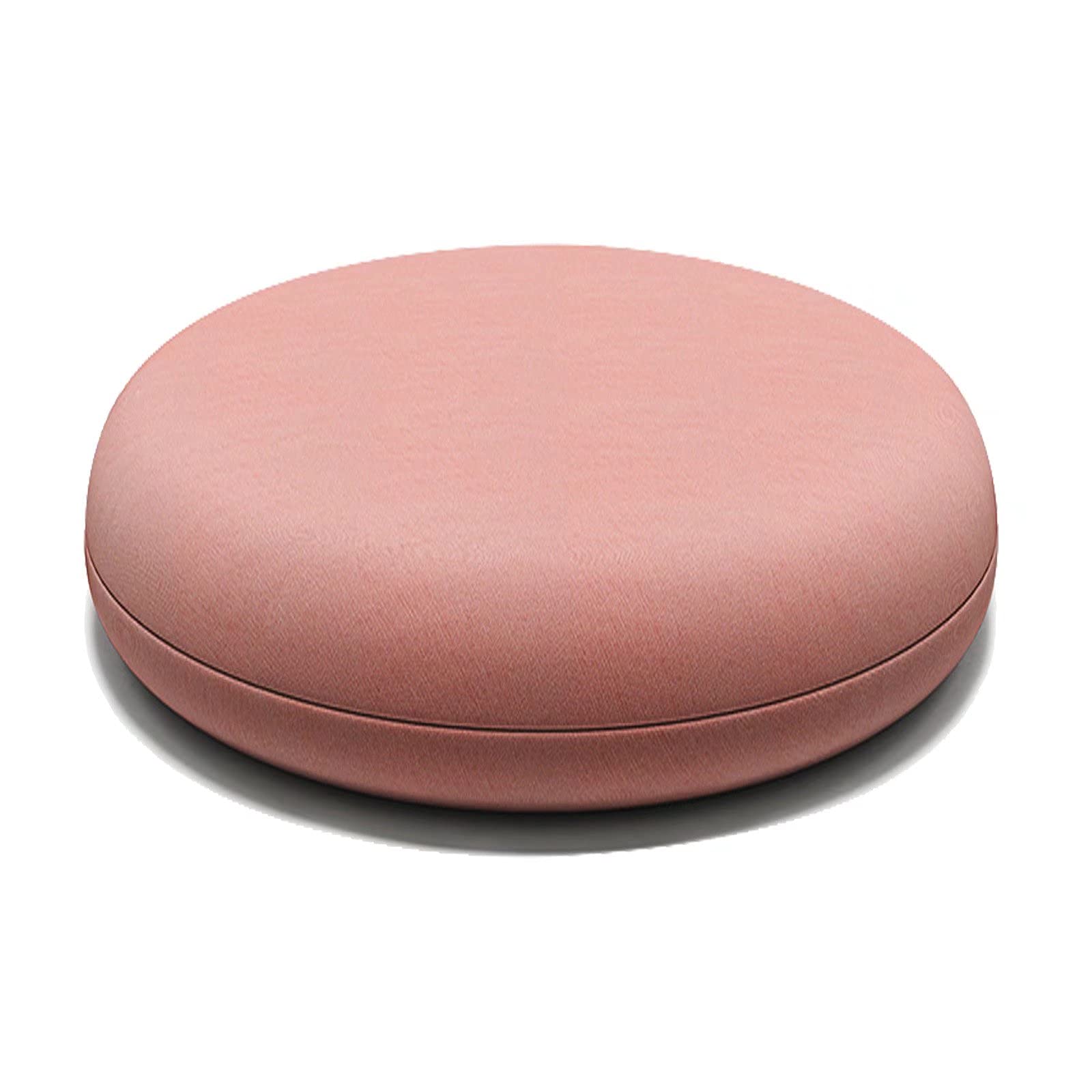 Confezione da 4 cuscini rotondi per sedie da cucina, 40 cm, sfoderabili, design elegante rosa, comodi cuscini spessi per sedie da pranzo, cuscini morbidi e resistenti