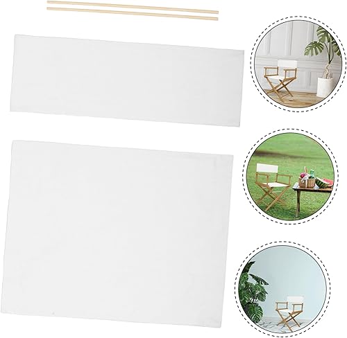 Miniatura 5 de 1 juego de funda de asiento de lona de repuesto para silla plegable, sillas de camping de malla transpirable, fácil de transportar, reparación