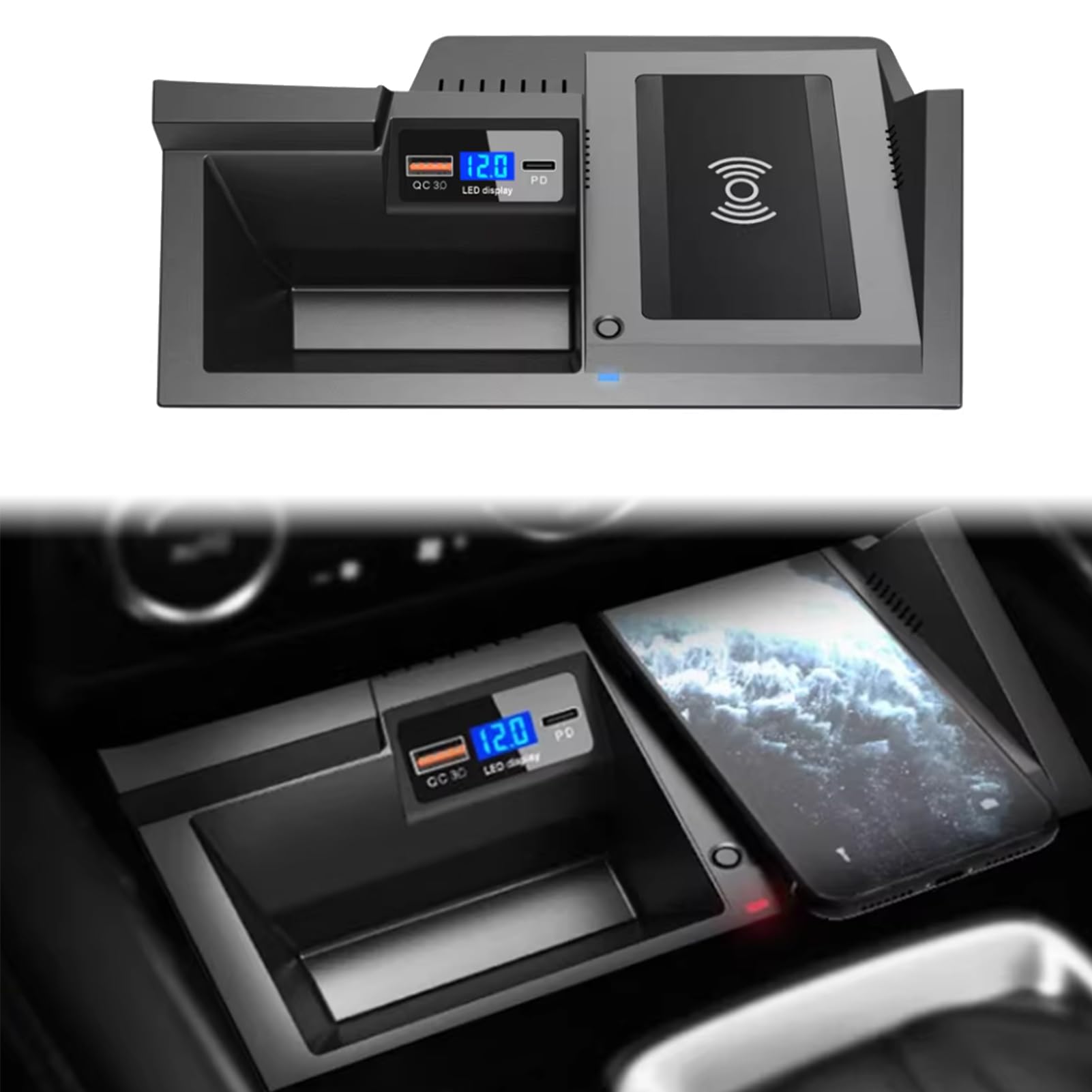 Amazon.co.jp: マツダ CX5用 ワイヤレス車載充電器 CX-5アクセサリー