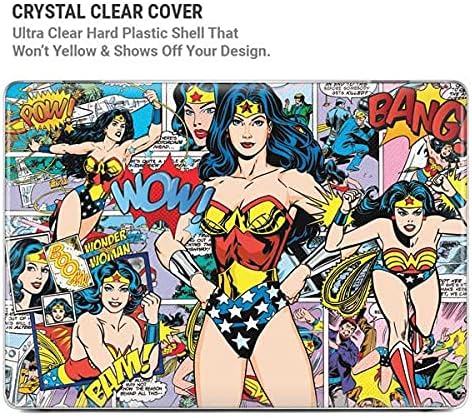 Skinit Case + Skin Compatible with MacBook Air 13in M1 (2021) - Officially Licensed Warner Bros Wonder Woman Comic Blast Design