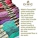 DMC Embroidery Floss, Anniversary Collection Pack. 36 Colors Cotton Embroidery Thread Bundle with Hand Embroidery Needle Size 18. Premium Cross Stitch String Set. Yarn Kit, DMC Mouline Threads.