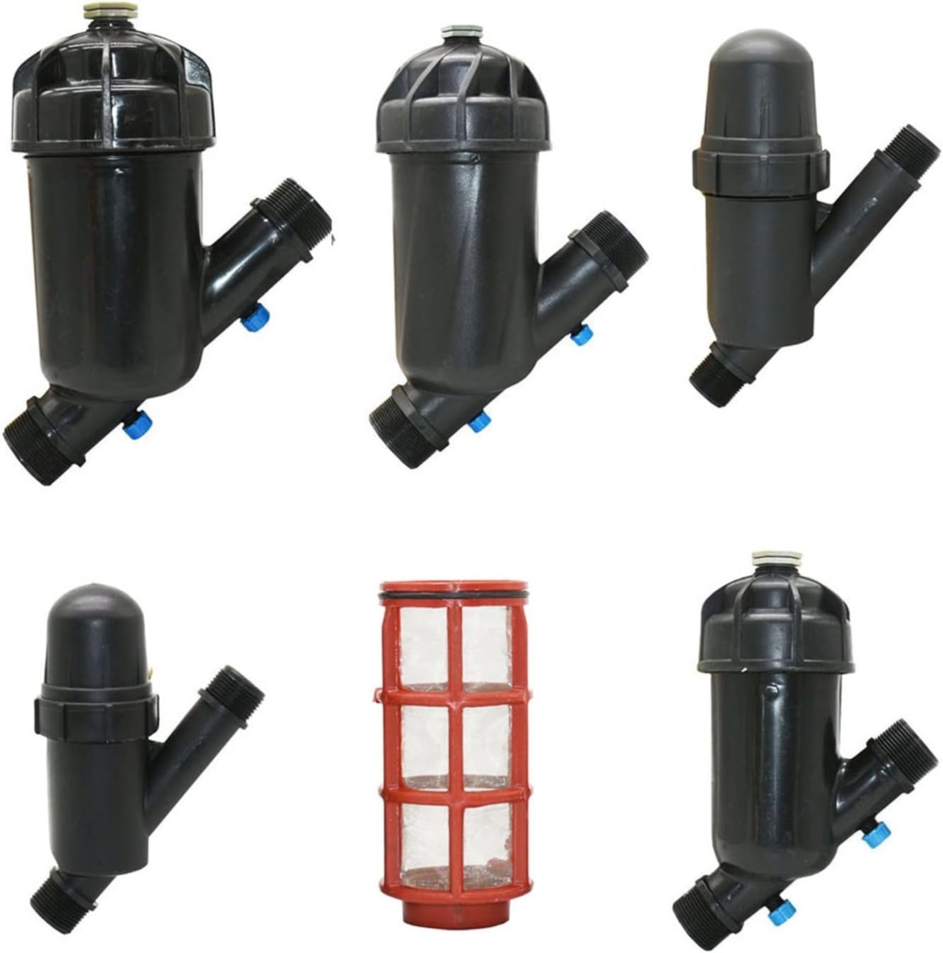 Hose Fittings 120 Mesh Irrigation Filter 1/2 3/4 1.2 1.5 2 Inch Garden Watering Metal Mesh Strainer Sprayer Garden Drip Irrigation Tools (Color : 1.5 Inch)