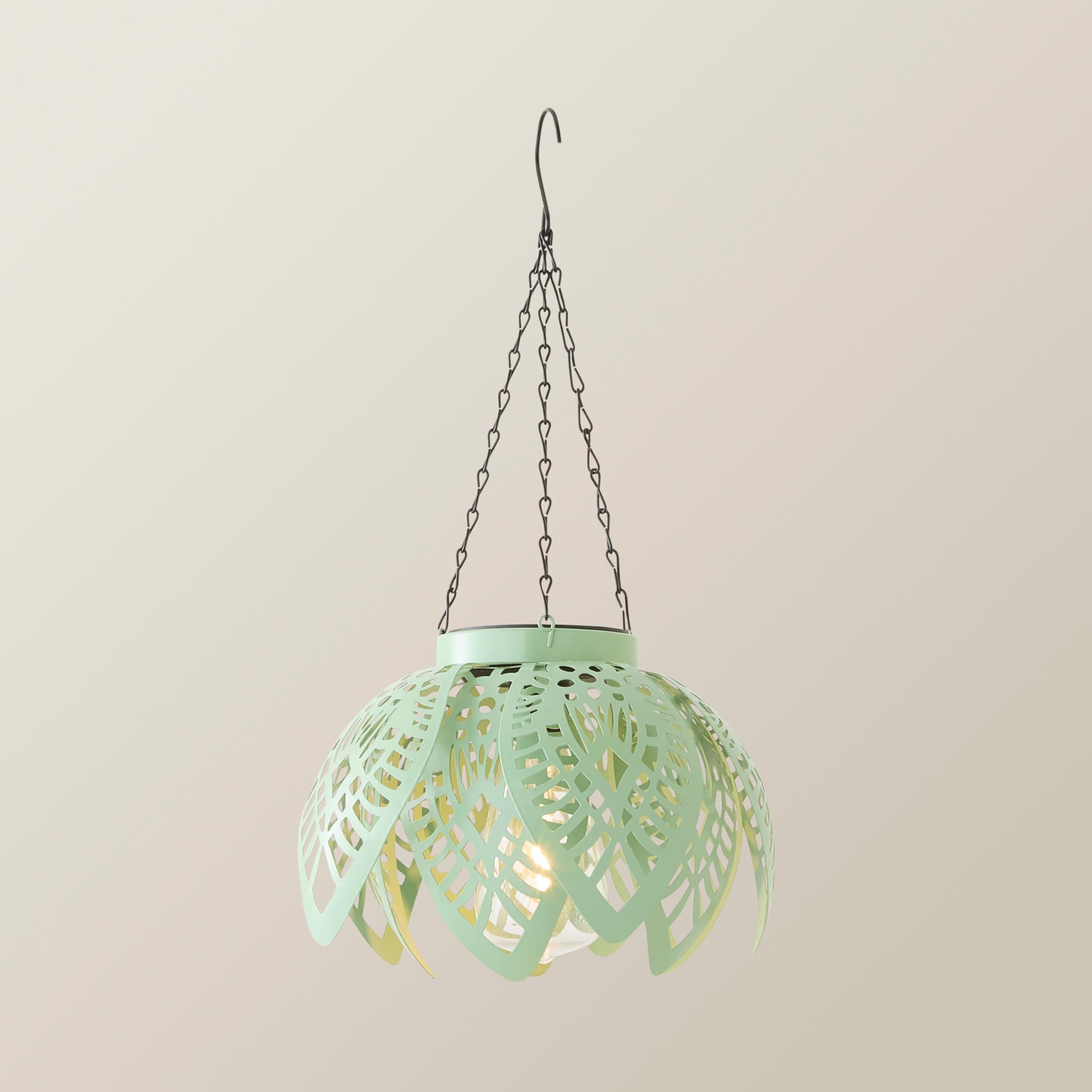 ValueLights | Artichoke Sage Green Solar Hanging Outdoor Garden Lantern Light | Outdoor Lights, Home Décor & Improvement Essential
