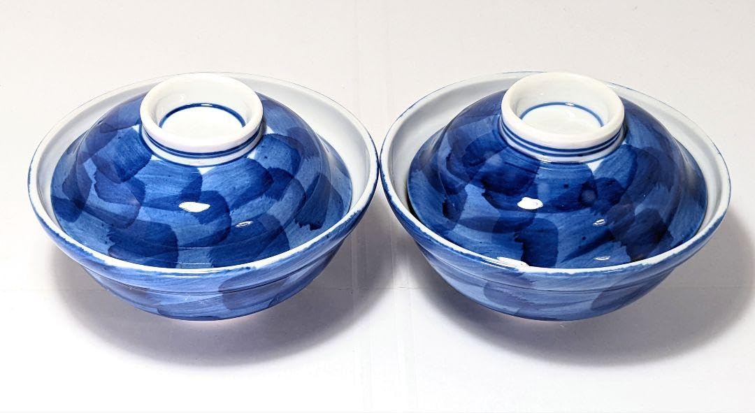 Amazon.co.jp: 瀬戸焼 蓋つき どんぶり （カツ丼サイズ） 2セット