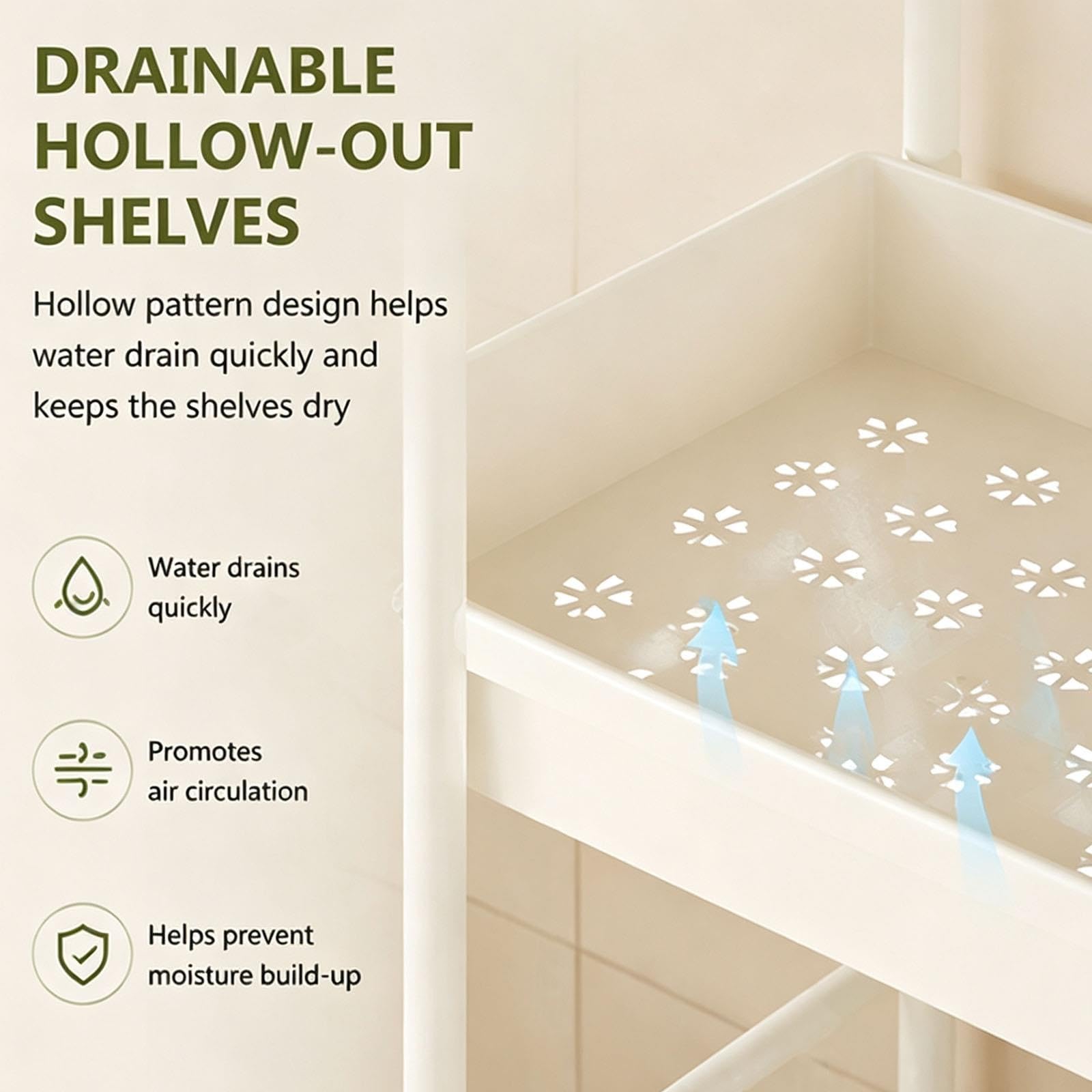 Mobile Lavatrice a 3 Livelli da Posizionare Sopra WC, Mensole for Bagno