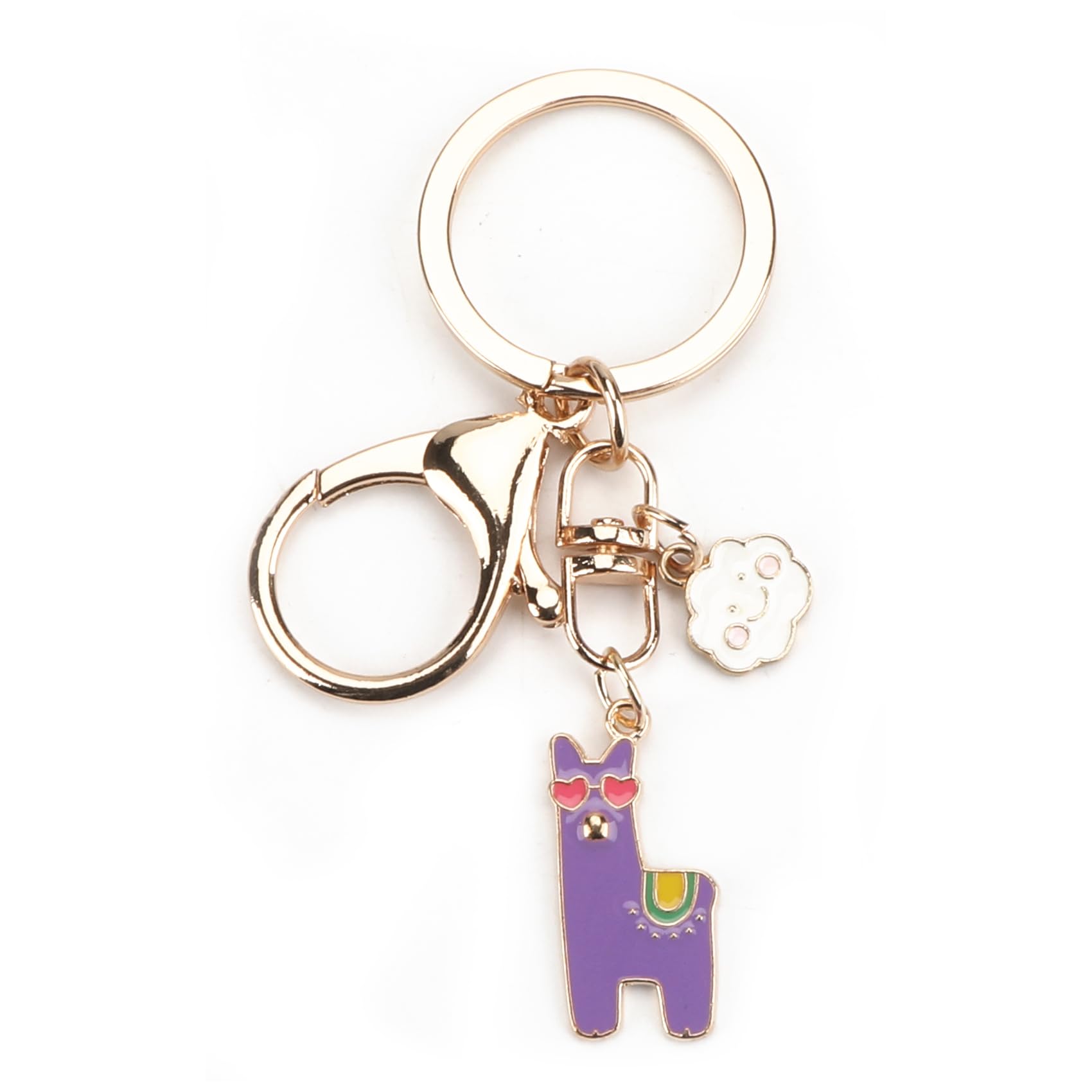 Nome personalizzato portachiavi fiore di nasca delicato portachiavi personalizzato in acciaio inossidabile gioielli di moda regalo di compleanno di natale all'ingrosso