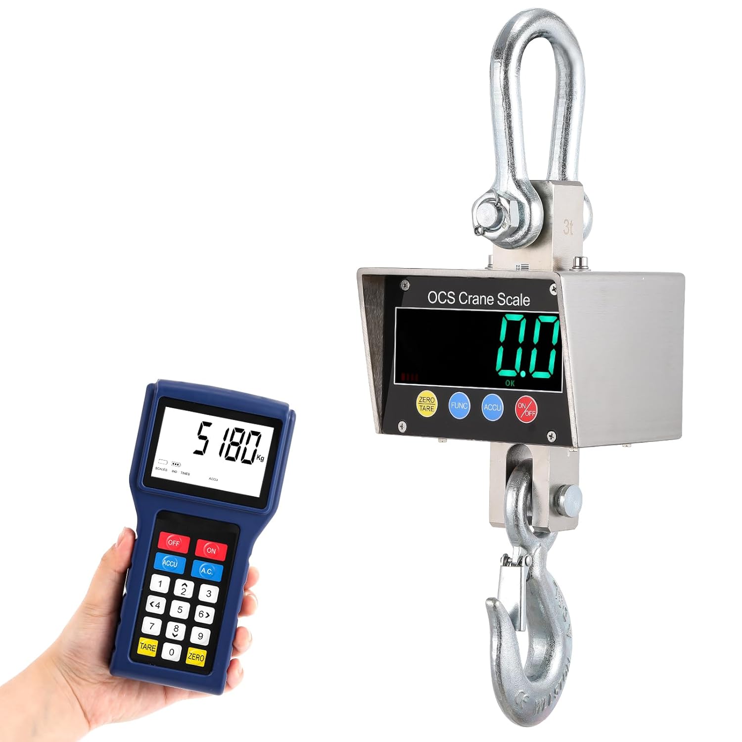 クレーンスケール 5トン デジタル吊りはかり 5000kg 最大測定可能重量