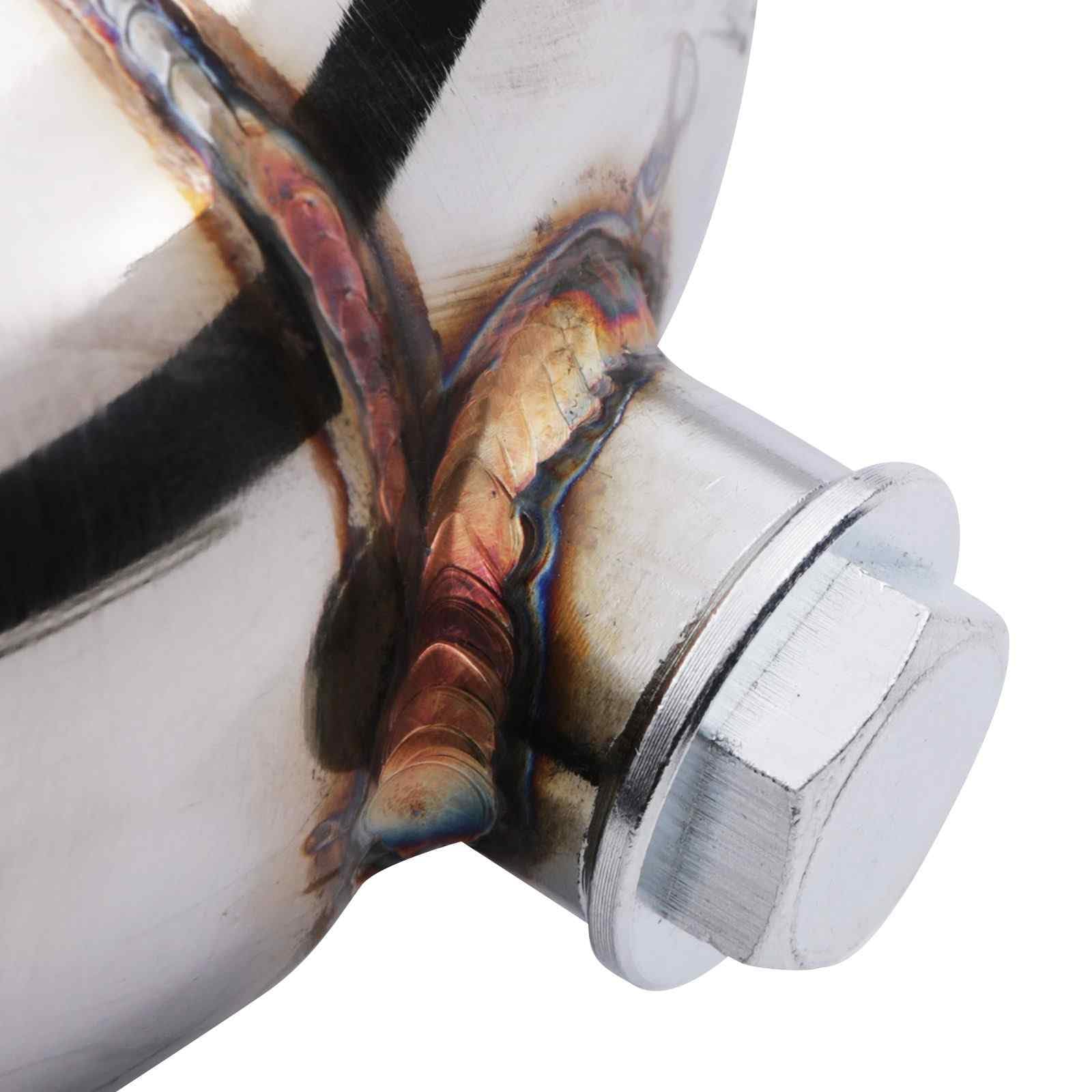 Tubo di scarico decat da 7,6 cm, compatibile con Fiat Abarth 08-18 1.4 IHI Turbo in acciaio inox De Cat Down Pipe Upgrade