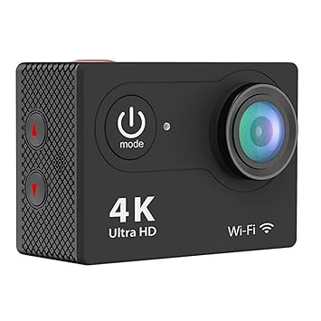 Infinizy (Most DEMANDED Action Camera) 16MP Underwater Waterproof Sports Action Camera 30M 4K WiFi Camera with Adjustable View Angle,1 Batteries & Accessories Kits (4 Years Warranty)