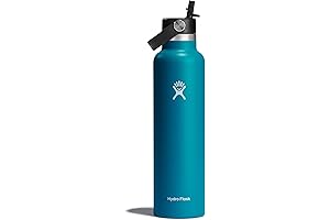 Hydro Flask Standard Mouth with Flex Straw Cap, 24 Oz, Laguna