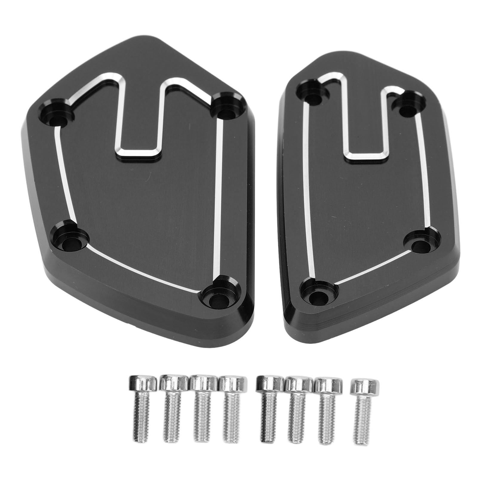Aeun Tappo Liquido Freni Moto, Elegante e Facile da Installare Coperchio Pompa Olio Frizione Moto Protezione Anticollisione per R1200RS R1200GS R1250R (Black)