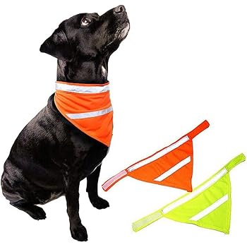 MSNFOASM Dog Bandanas Reflective Dog 