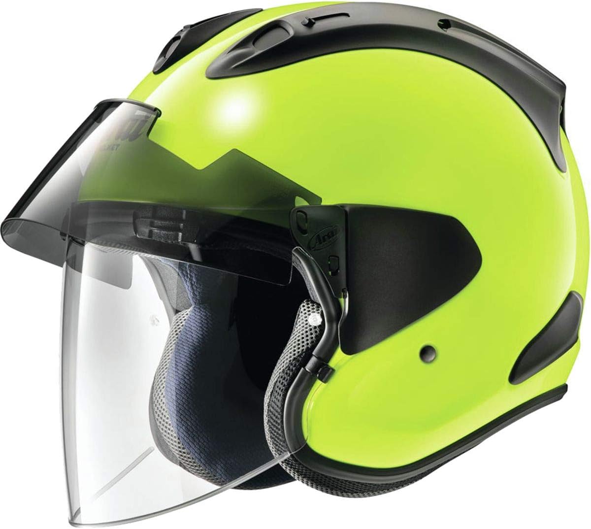 Ram-X Solid Helmet (Medium, Fluorescent Yellow)
