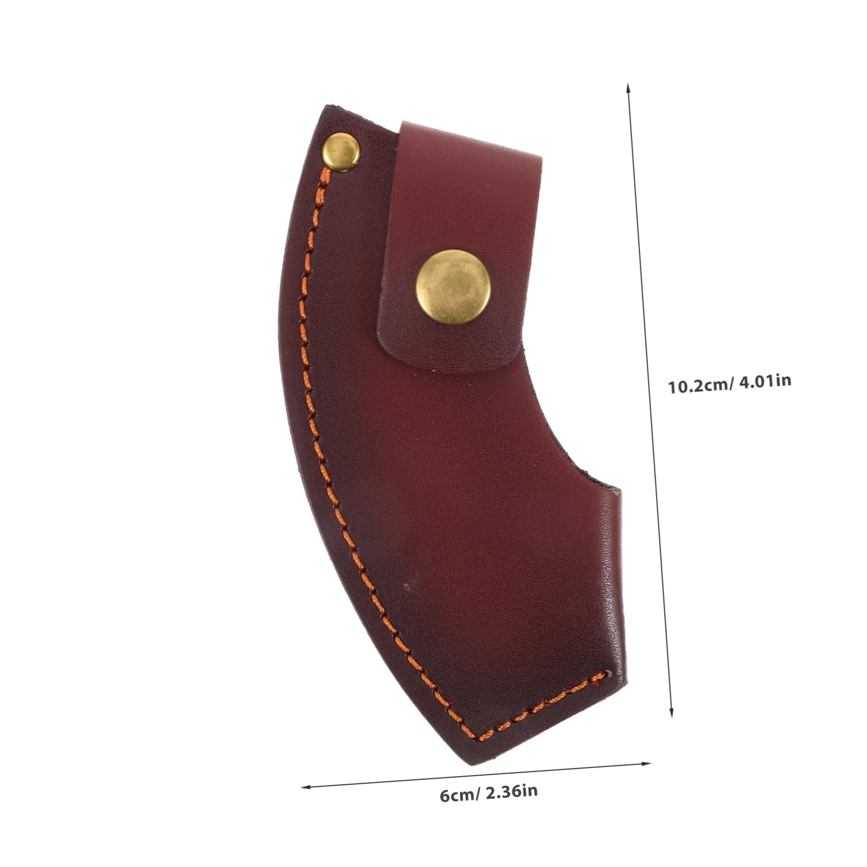 Holibanna Leather Axe Cover Portable Hatchet Protector Sleeve for Camping Outdoor Use Leather Sheath for Axe Storage for Adventurers Bushcraft Enthusiasts