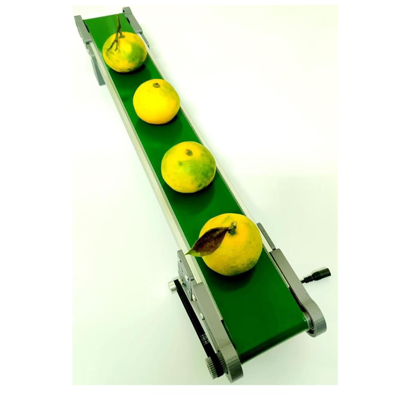 Mini nastro trasportatore da tavolo 100 x 10 cm, reversibile, velocità 1,3-5 m/min, per bevande, fabbriche, piccolo trasportatore per una movimentazione e produzione efficienti