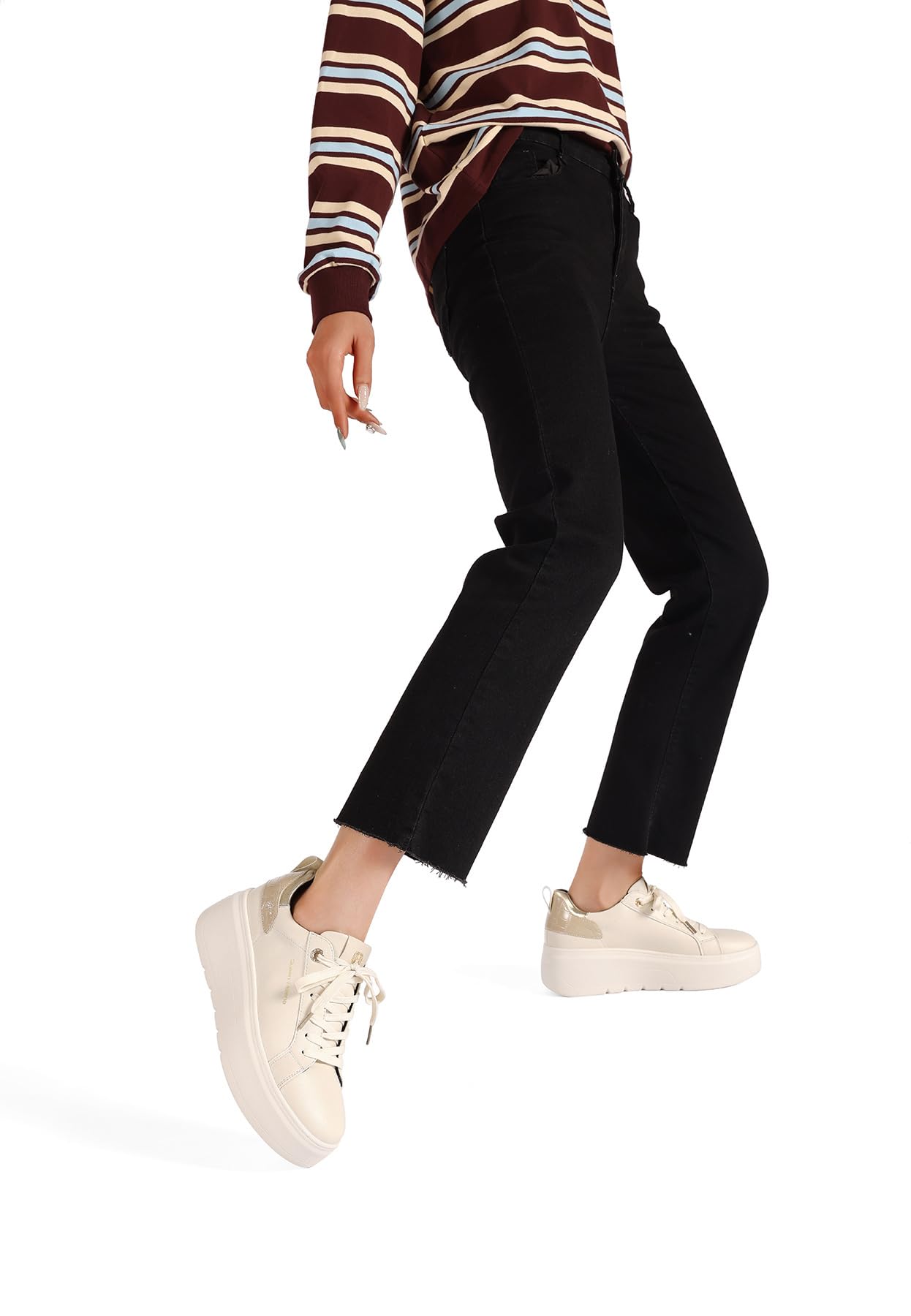 QUEEN HELENA Zapatillas de mujer Zapatillas deportivas Platform X33-13