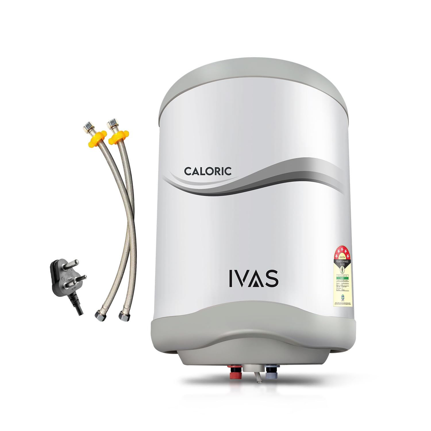 IVAS Caloric 25 L Storage Water Heater, BEE 5 Star, ISI, 2000 W Heating Element, Glass Line coated SS Tank, Shock Proof Plastic Body, 5 Year Warranty on SS Tank, Free Installation & Connection Pipes-image-46