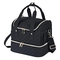 Vista 8 de Estuche Organizador de Esmalte de Uñas Compatible con Lámpara de Uñas y 50 Botellas, Organizadores y Almacenamiento de Uñas para Manicuristas