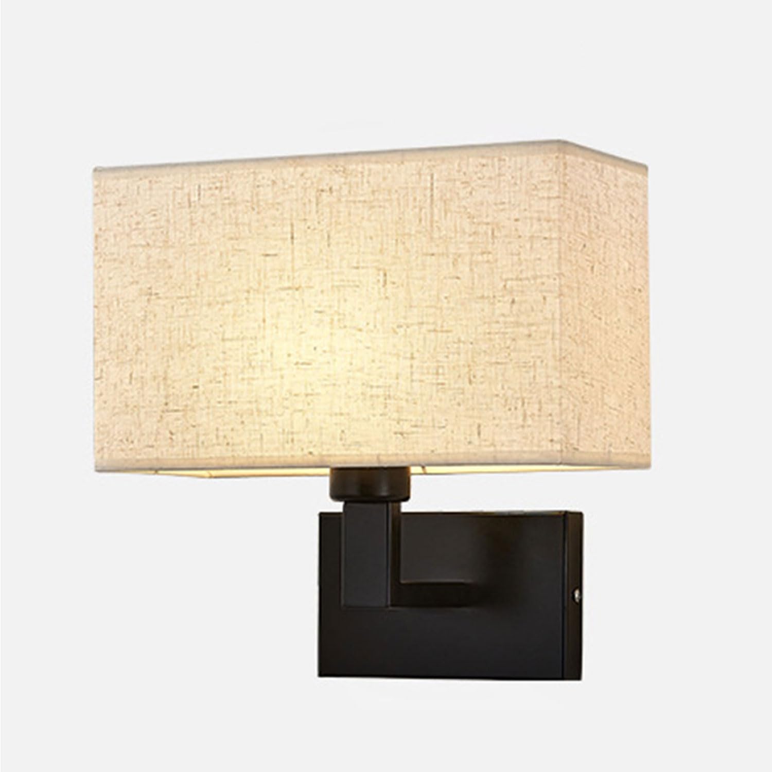 Moddeny Wall Sconces Vintage Fabric Wall Lamps E27 Bathroom Bedside Sconce Simple Indoor Wall Lights For Bedroom Living Room Vanity Bathroom Hallway Staircase — image 1