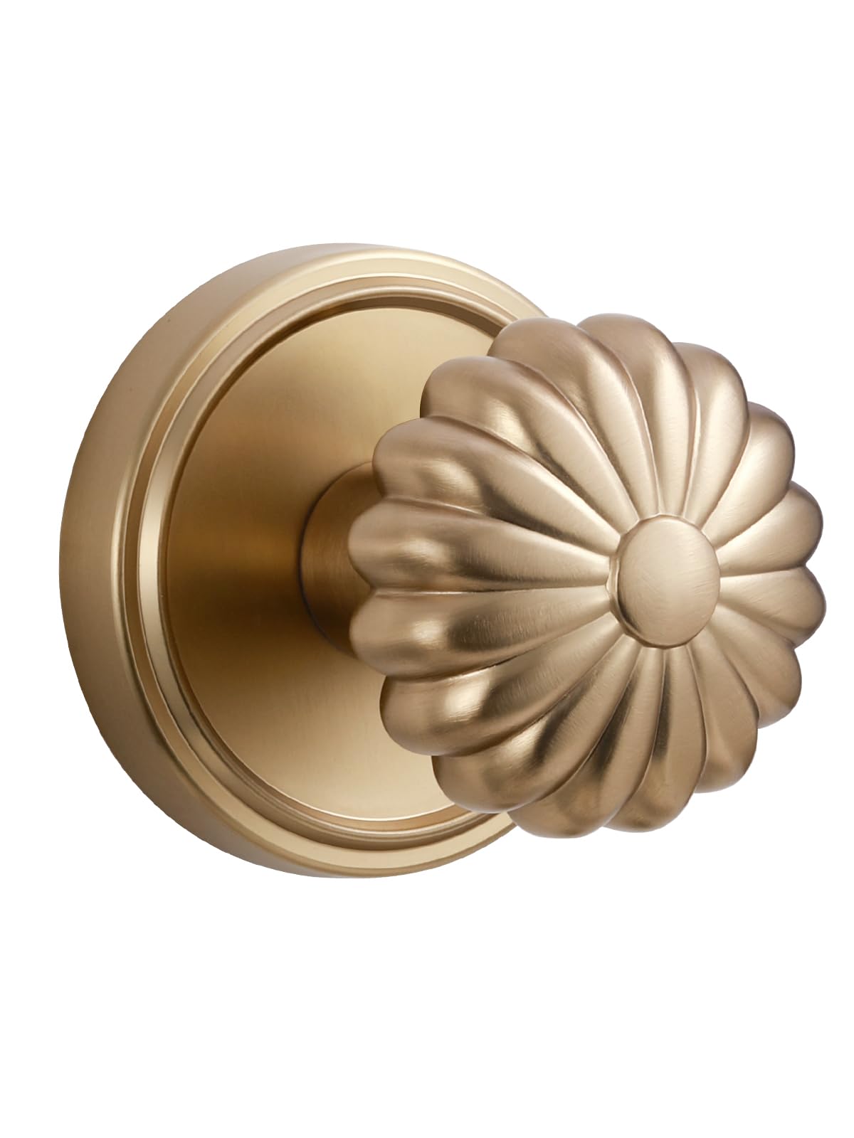 Antique Brass Door Knobs - Retro Privacy Handle -18