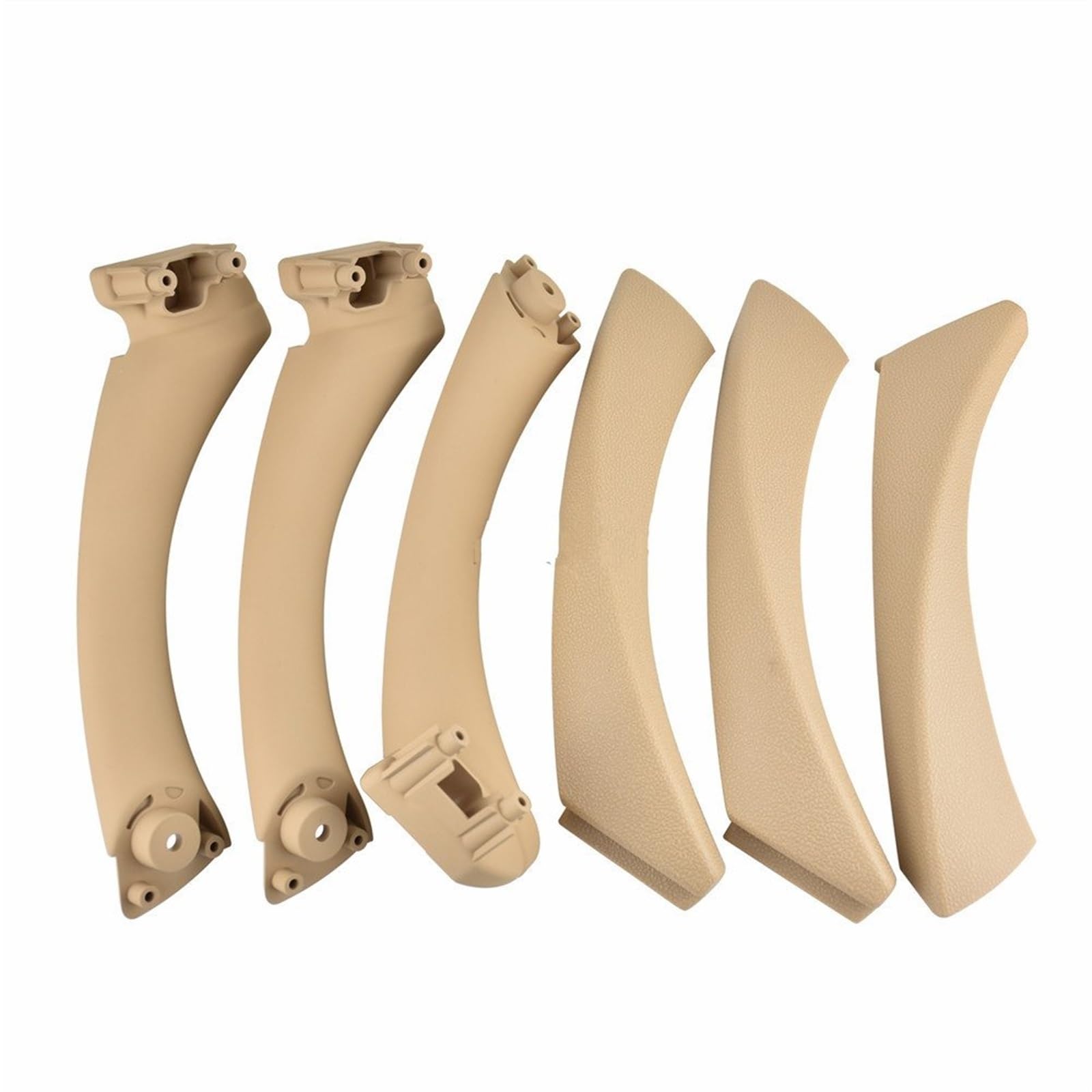 OEXRIGRU Car Interior Door Handles for BMW 3 Series E90 E91 E92 316 318 320 325 328 330 335 328i Car Inside Handle Door Panel(Beige LHD)
