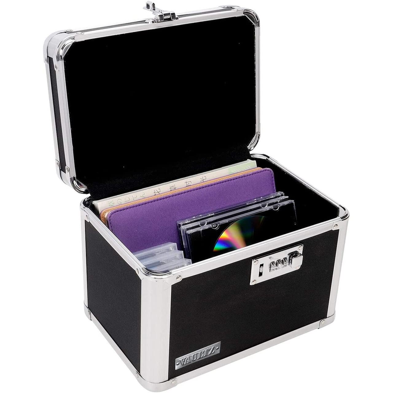 Caixa Organizadora Para 14 Cases Dvd C/Segredo numérico Vaultz