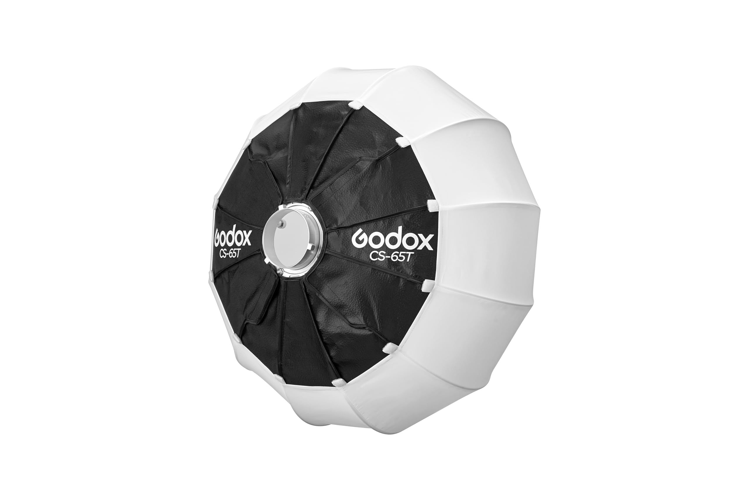 - Godox Collapsible Slim Lantern Softbox 25.6", 270° Omnidirectional Lighting, Bowens Mount Compatible with SL150 II, UL150, VL Series, Fast Setup, Durable Build, Optional Skirt Control (CS65T)