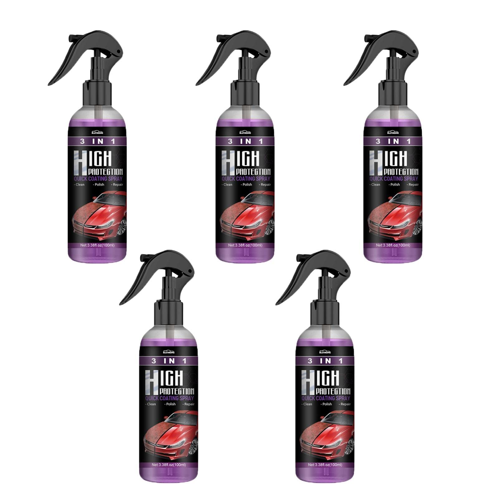 Buy 3 in 1 Car Wax Spray Cleaning Protection and Instant Shine