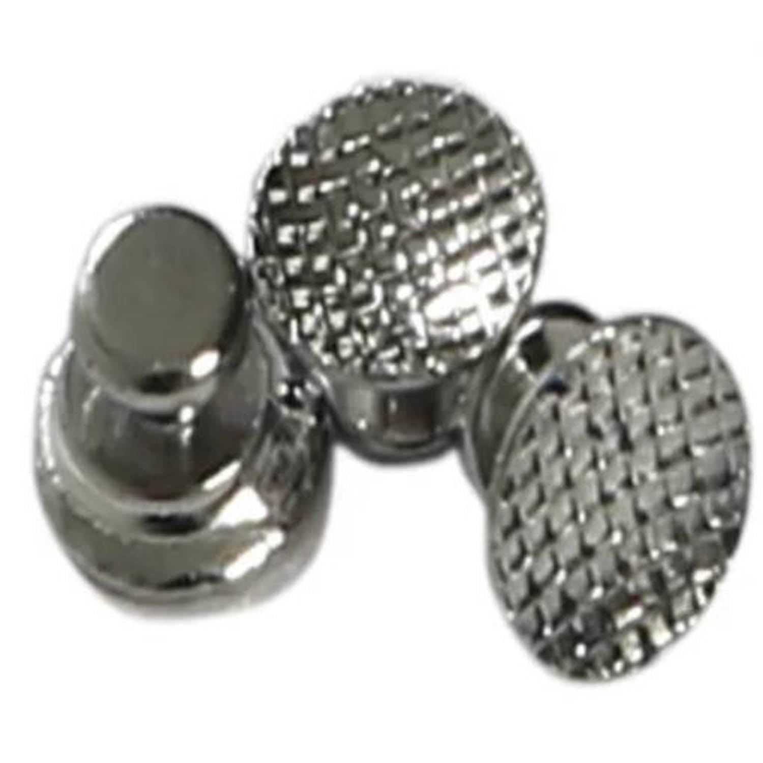30 Pcs New Dental Lingual Buttons Round 80g Mesh Base Orthodontic Dental Materials Ortho Buttons (Round Button - 30 Pcs)