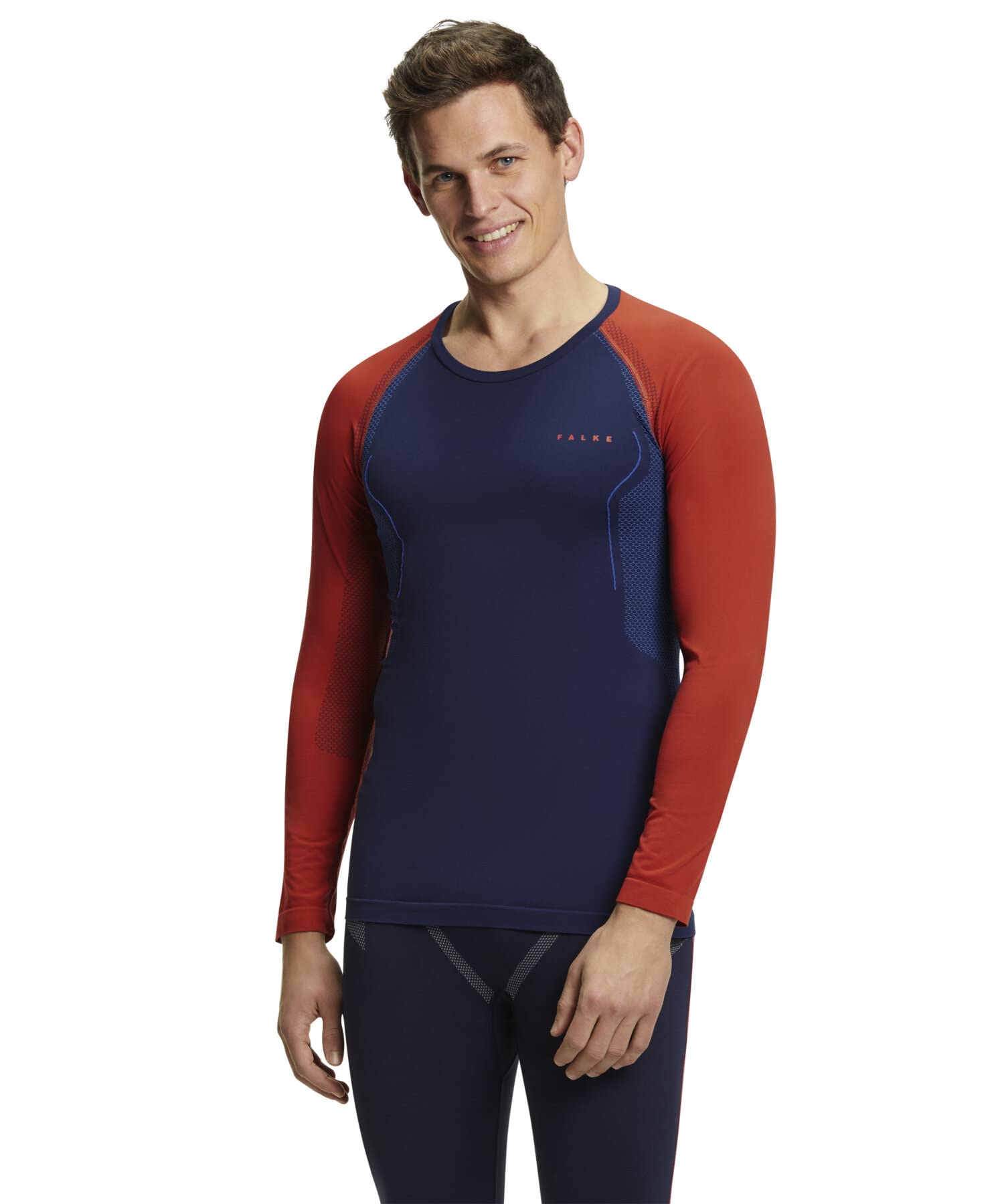 Falke Warstwa podstawowa (góra) Mężczyźni Warm Trend Round Neck M L/S SH Termoaktywny, Oddychający i Szybkoschnący szybkoschnące chłodzące 1 Sztuka (1 w zestawie)