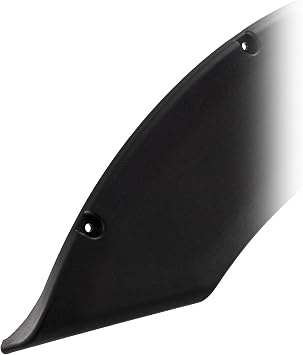 RecPro Tandem RV Trailer Fender Skirt | Black | Single
