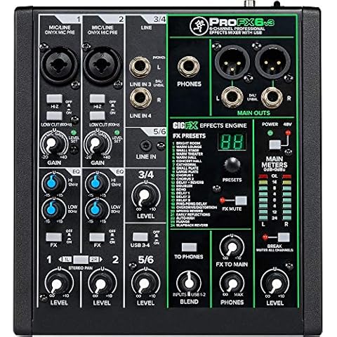 Mackie ProFX6v3 Professional Effects Mixer Cover