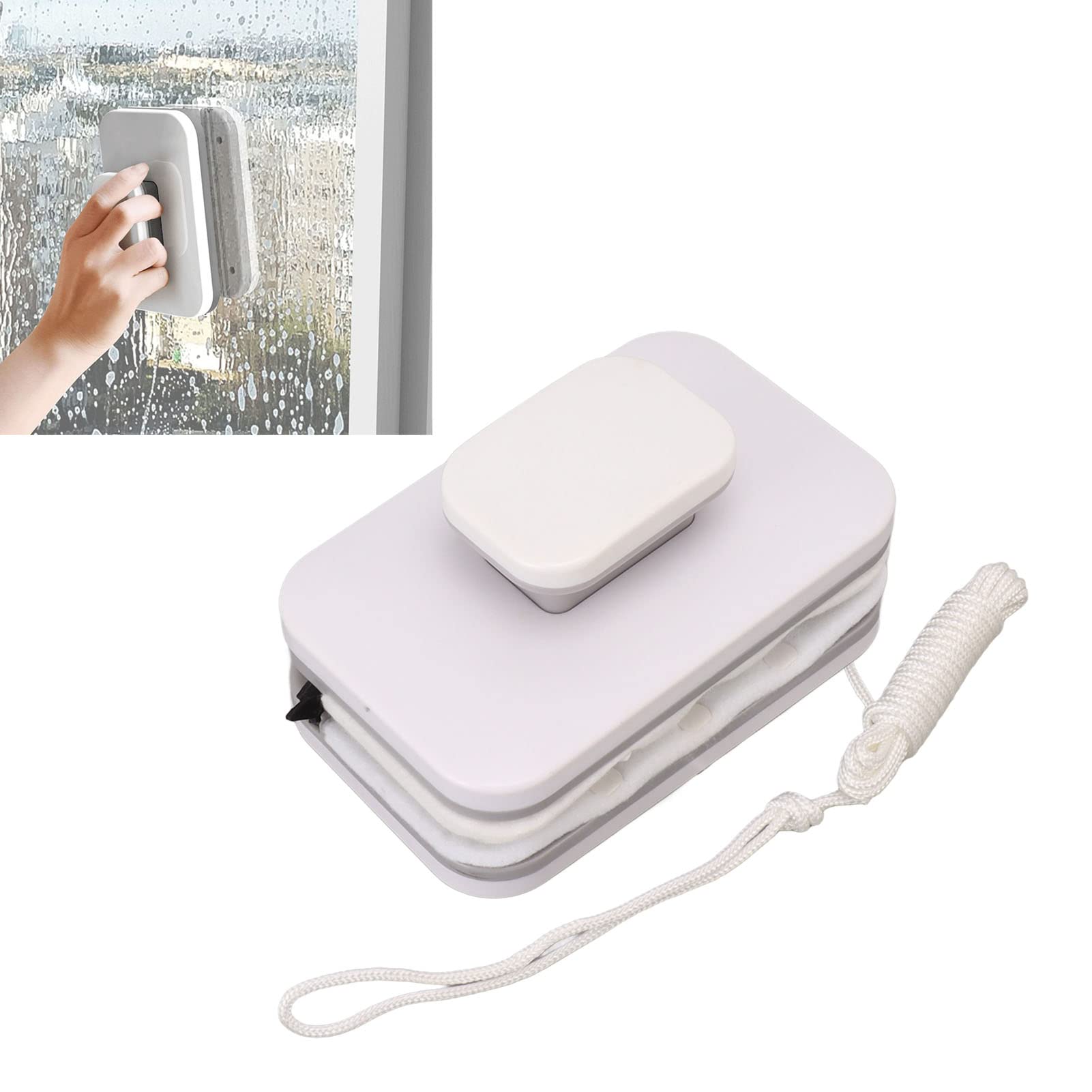 Lavavetri Magnetico, Spatola in Silicone a Doppia Faccia