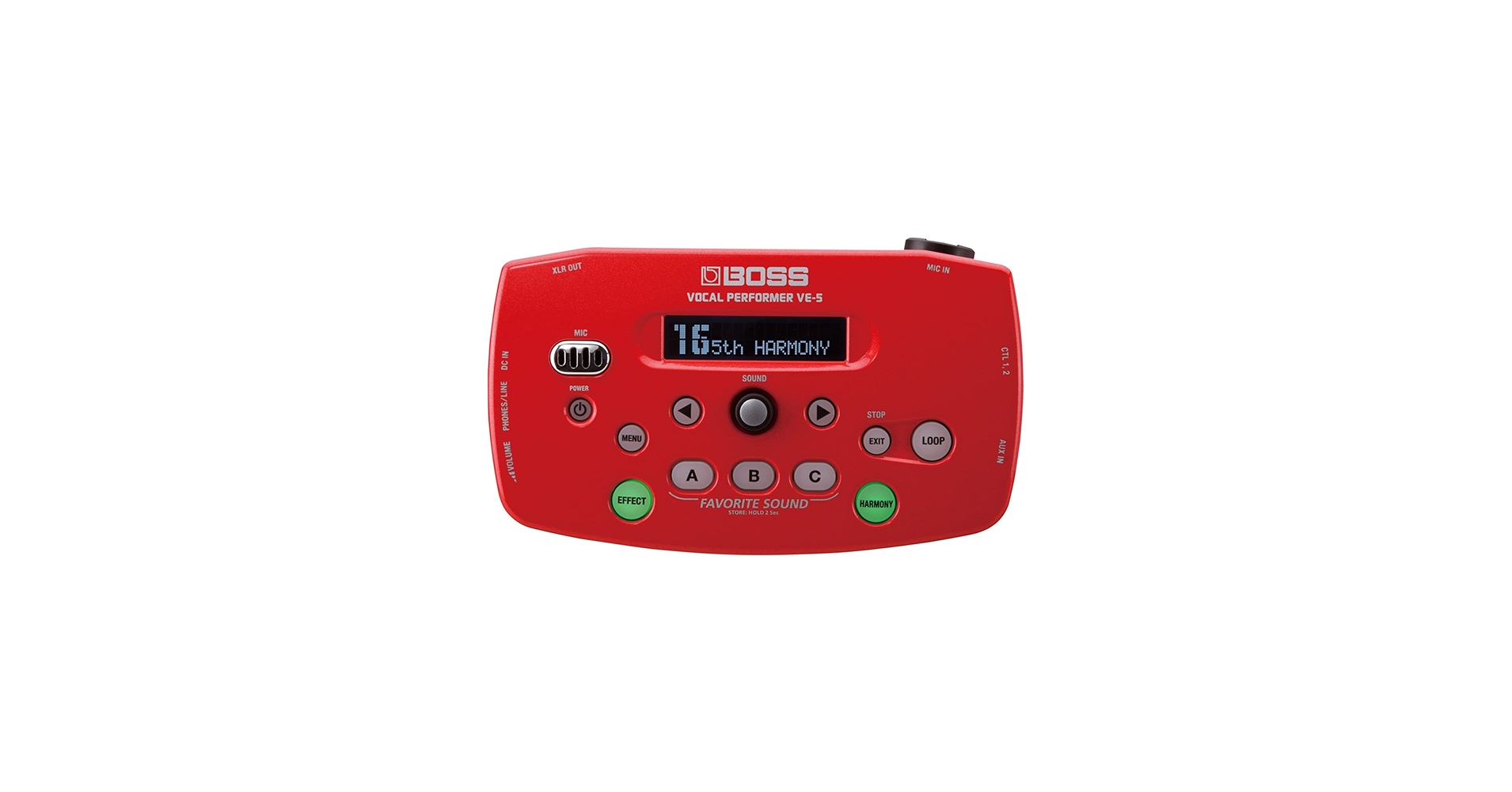 BOSS VE-5 VOCAL PERFORMER ボーカルエフェクター Amazon.com: Boss VE-5 Vocal Performer Effect Processor (Red