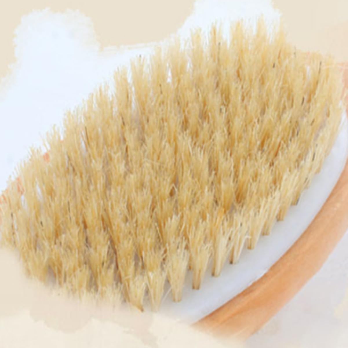 Healeved 2 Pezzi Spazzola per La Schiena con Manico in Legno Esfoliante per Il Corpo per Bagno E