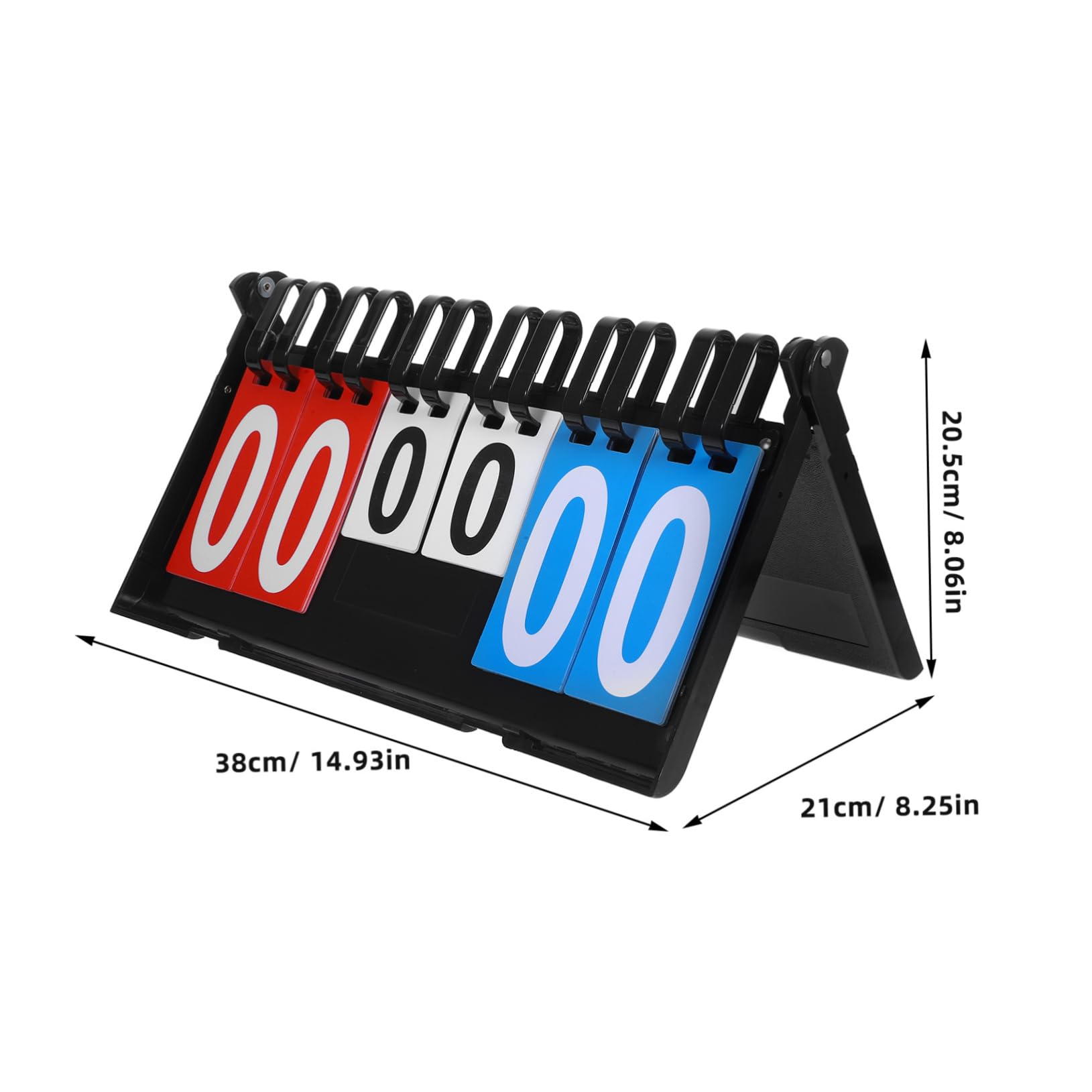NAMOARLY Sturdy Scoreboard Flip Score Keeper for Basketball Volleyball Wrestling Easy to Read and