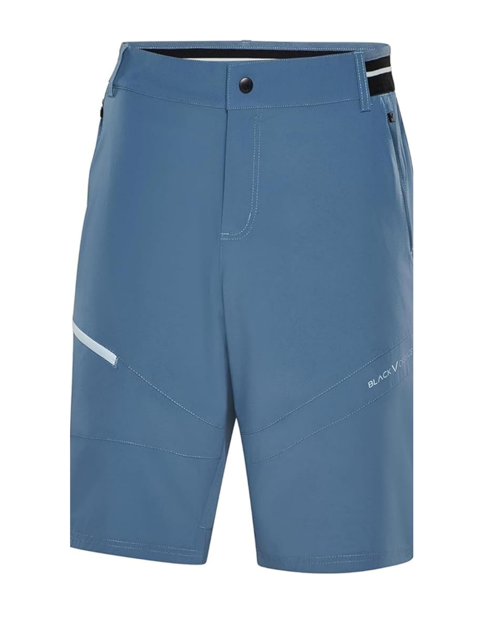 Black Crevice Herren Trekking Shorts I Größen S-3XL I 88% Polyamid & 12% Elasthan I Atmungsaktiv, schnelltrocknend & wasserabweisend I Elastische Outdoor-Shorts für Wandern & Trekking