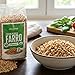 Organic Farro Grain, Pearled, 3.3 lb (1.5 kg), Italian Farro Perlato, Emmer Wheat, Spelt, Non-GMO, Superfood, Bulk, Protein, Fiber Rich, L'Oro del Sud, Product of Italy
