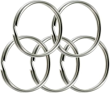 Lucky Line 3" Nickel Plated Split Ring, 25 per Box 79100