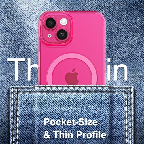 Coque iPhone 14 MagSafe transparente mignonne et résistante aux chocs - 7